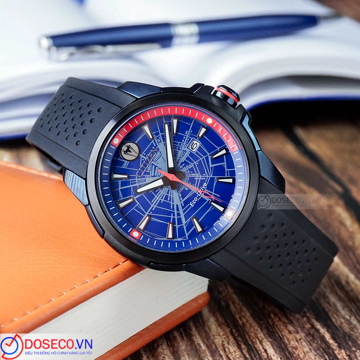 Orologio Citizen Uomo - Marine - Eco-Drive 45mm Nero - AW152786E